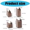 Set of 4 Sturdy Plastic Bed Risers 2Inch Thick Leg Extenders Accessory for Desk Chair Sofa Storage Solution Use