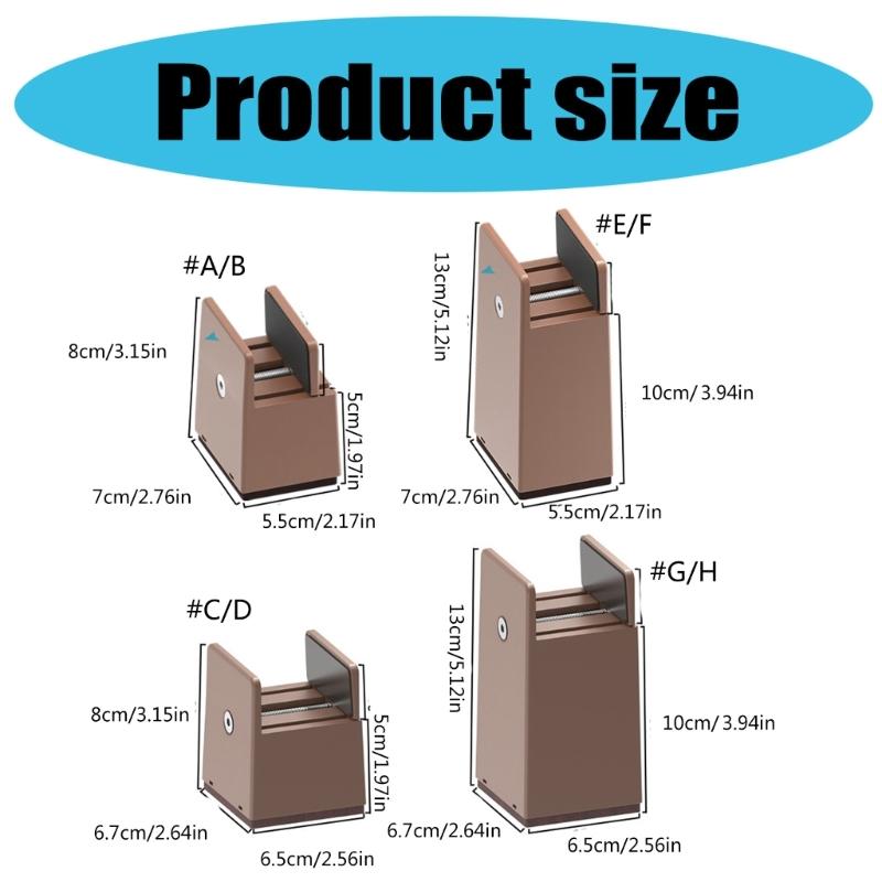 Set of 4 Sturdy Plastic Bed Risers 2Inch Thick Leg Extenders Accessory for Desk Chair Sofa Storage Solution Use