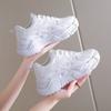 Women's Shoes Are Not Tired of Standing for a Long Time At Work, Black Sports Shoes, Spring and Autumn Soft Soles, Non-slip and Waterproof Dad Shoes, 