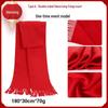 Bufanda Roja Personalizable para Celebración Anual de la Empresa con Impresión de Logo