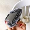 JAVY Plush Rabbit Cute Warm Phone Case Fur Cover For Iphone 17 Pro Max 16 16e 15 14 13 12 11 X XR XS 13 Mini Furry Fluffy Cover
