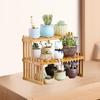 Tabletop Flower Pot Holder Decor Display Rack for Countertop Kitchen Balcony 2