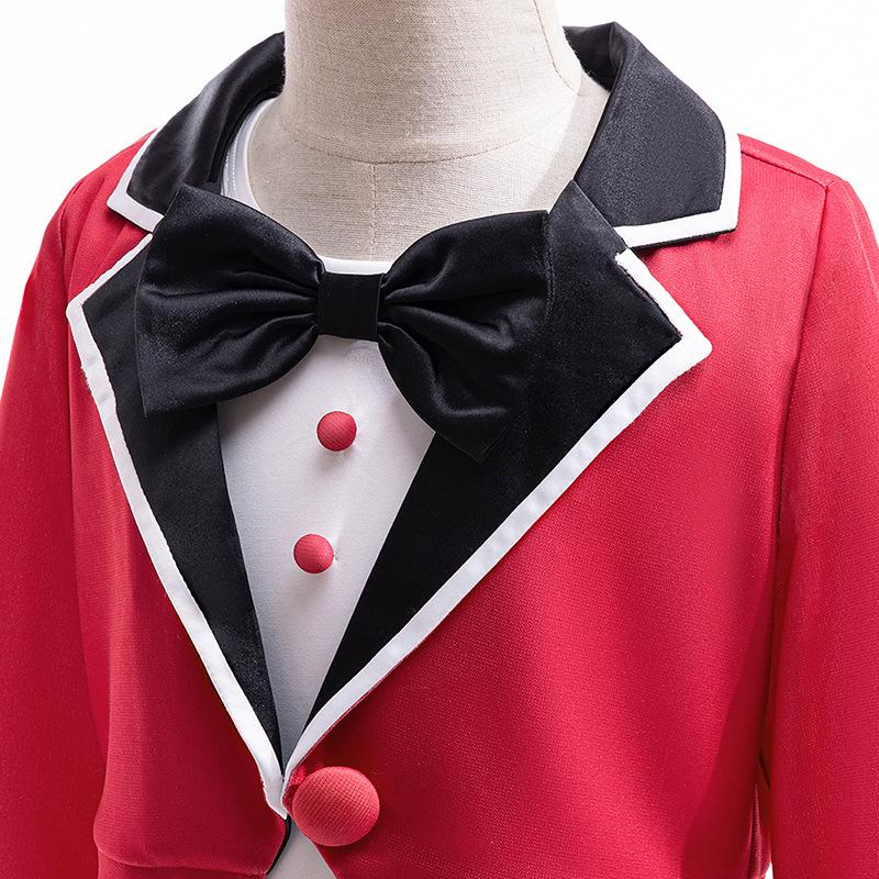 Nuevo vestido para niños de tres piezas cosplay circo digital mágico Kane misma ropa de actuación