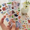 8pcs Wild Animal 3D Bubble Stickers - Deer, Lion & Tiger Decals for Laptop/Water Bottle Crafts | Self-Adhesive Halloween ZSY