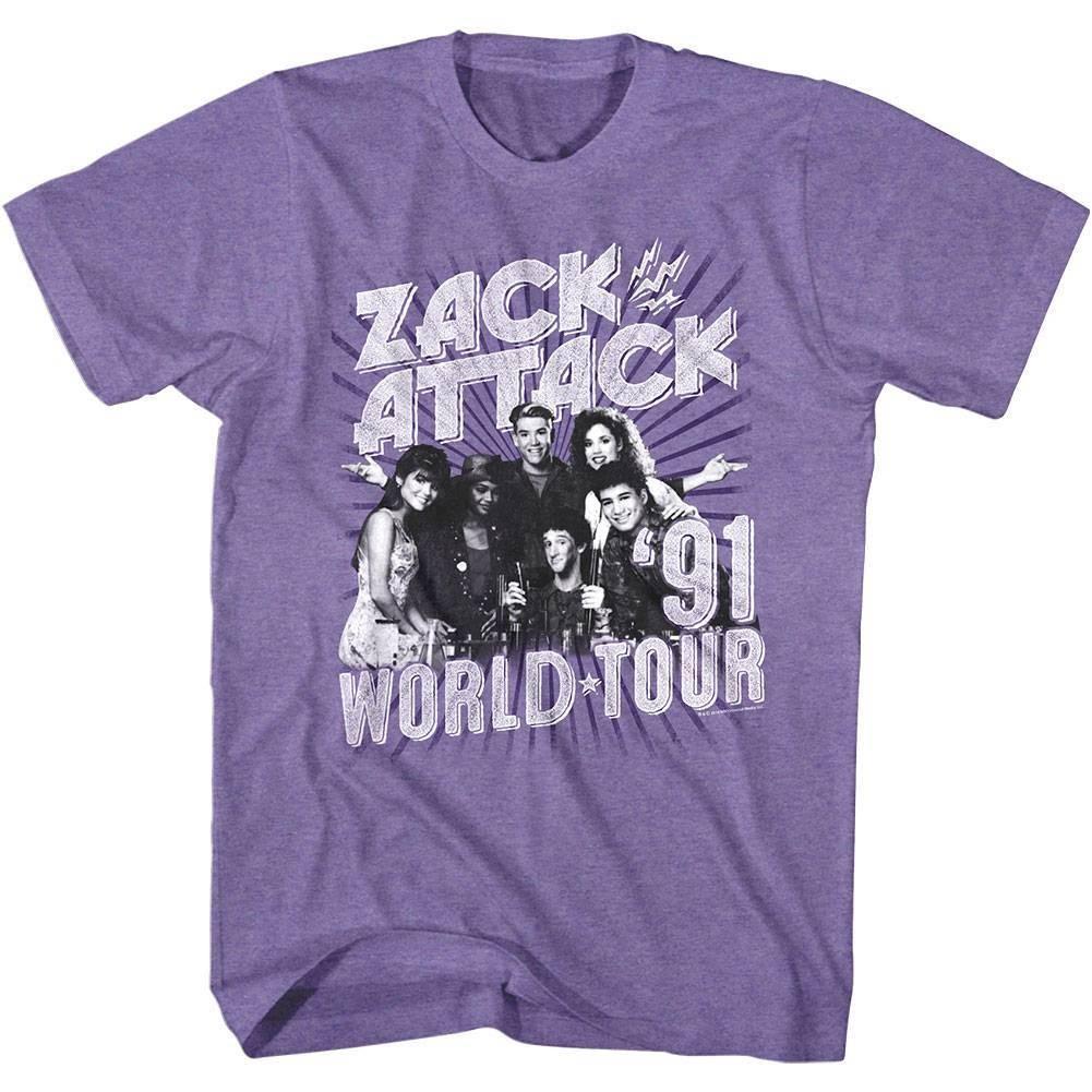 Saved by the Bell Zack Attack Tour 91 Men T Shirt XL
