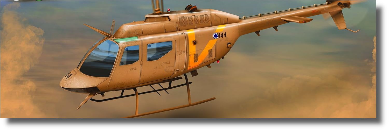 

Miniwing Israeli Bell Kiowa Middle East Plastic Model Kit MWG144370 1/144 OH-58A
