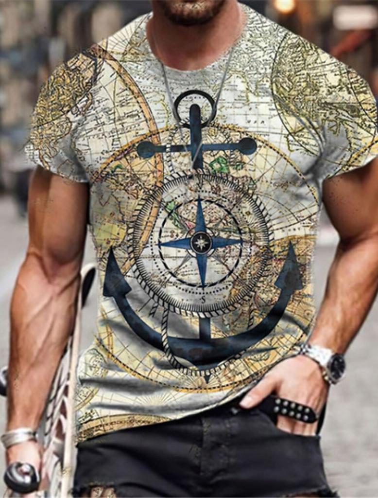 Νέο καλοκαιρινό ανδρικό μπλουζάκι μόδας Personality Poker Skull Ανδρικό μπλουζάκι με στάμπα