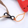 20Pcs Durable Black Plastic Snap Hooks Sturdy Buckles for Keychains Backpacks Camping Travel Outdoor Activities