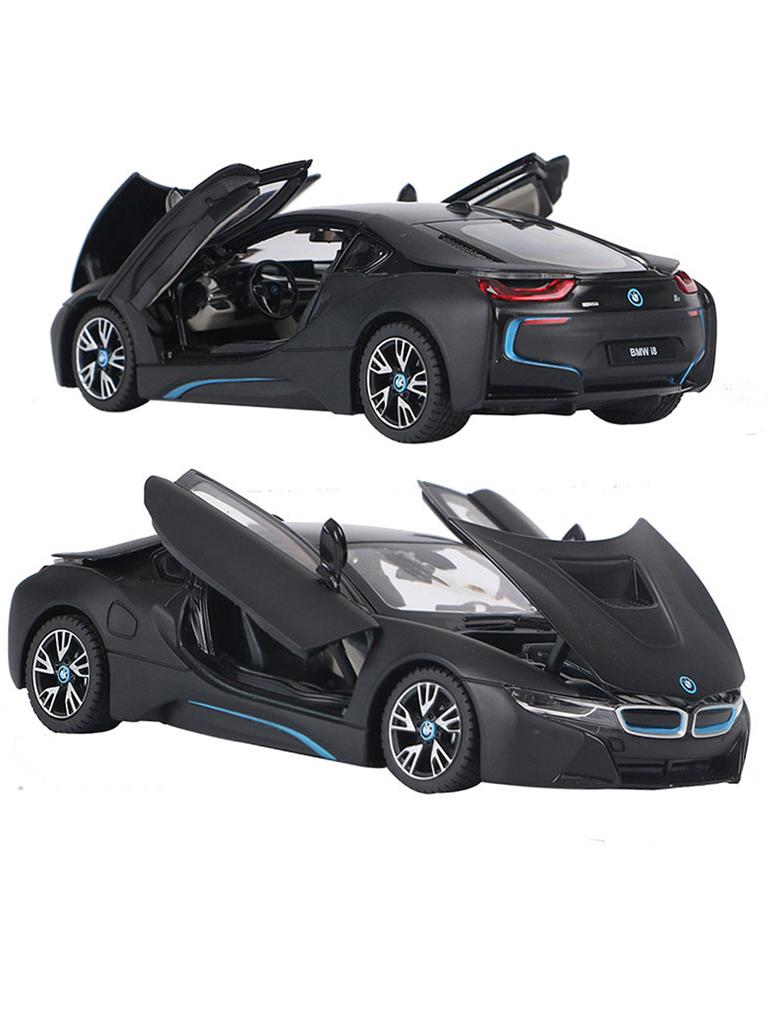 ACB1 Rastar 1:24 BMW I8 model car, zinc alloy metal decoration, collectible gift car