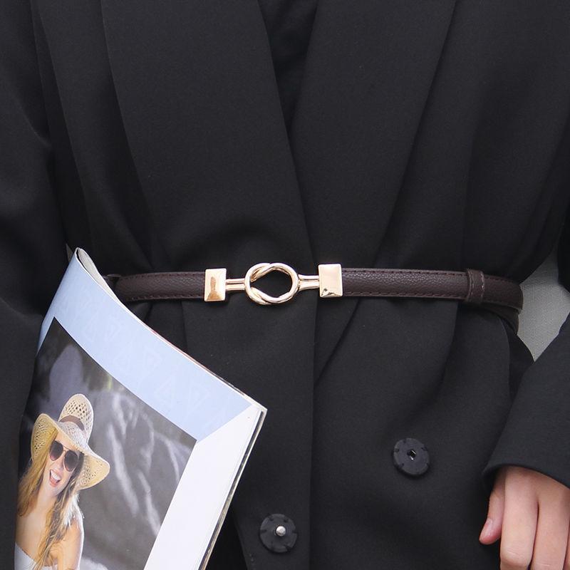 Modern And Stylish Womens Wide Adjustable Waist Belt For Dress Accents In Various Colors