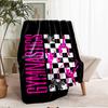 gymnastics Theme Printed Blanket - Perfect for Couch, Bed, Travel & Outdoor Use | Machine Washable, Cozy & Durable.