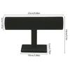 Black Velvet-Wood Floating T-Shaped Jewelry Display Stand