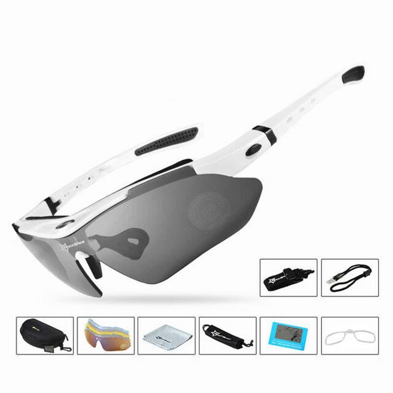 Premium Quality Outdoor Polarized Cycling Eyewear Featuring Five Versatile Lenses