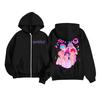 Kids Fashion Women's Lightweight Long Sleeve Zipper Hoodie Printed Hoodie With Pockets