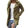 Herrenmantel Windjacke Strickjacke Slim Einfarbig Trenchcoat für Winter