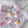 Angel Star Wings Keychain: Cute Cartoon Five-Pointed Star Pendant - Perfect for Best Friends or Couples