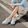 Skechers Hi-Ryze Honey Cake Shoes Soft Comfortable Low-Top Dad Shoes Women Sneaker Gray 177233-GRY