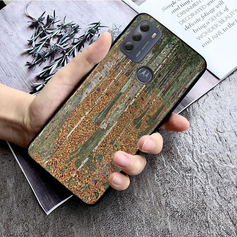 Gustav Klimt Tears Phone Case for Motorola E7 Plus E32 E20 E40 Edge 20 Lite G22 G52 G20 G30 G100 G60 G50 G10 G Pure G Stylus