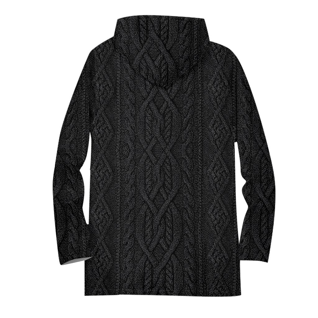 Men's Thick Zipper Pocket Jacket with Pockets Inserted Into Cotton Jacket