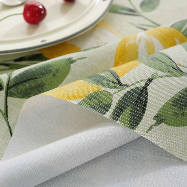 Wasserdichte und ölabweisende PVC-Kunststoff-Tischdecke Nachttisch Staubdichtes Dekoratives Tuch Wohnzimmer Couchtisch Tischdecke