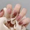 With Glue French False Nails Gradients Nail Tips Fashion Fake Nails  for Women and Girls