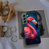 Flamingo Portrait Phone Case For Samsung Galaxy S22 S25 Ultra S21 S10 Plus S26 Edge S20 S23 S24 FE Cover Silicone Soft TPU C