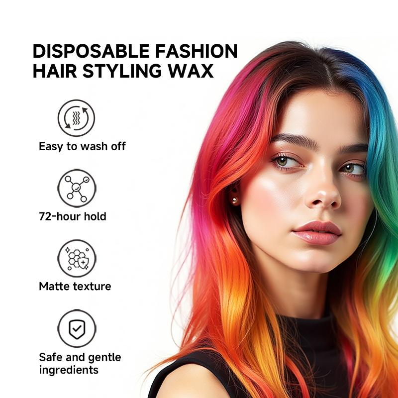 13 Colors Temporary Hair Color Wax SEVICH Long Lasting Easy To Wash Hair Dye Mud Kids Diy Hair Colour Cream Party Hair Mud Hair Styling