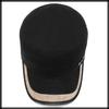 Flat Sun CZA478 [White Fang] Hat, Cap, Cap, Military, Casual, Protection, Outdoor, Men's, (Black)