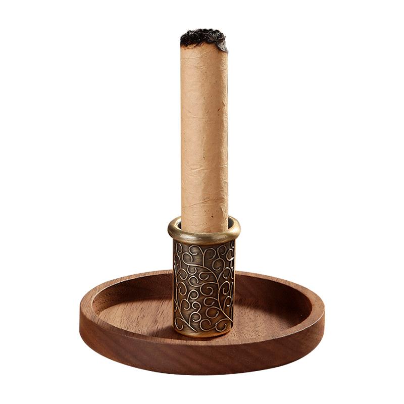 Metal Palo Santo Holder Wooden Incense Burner for Palo Santo Sticks Incense Holder Scent Stand and Ash Catche