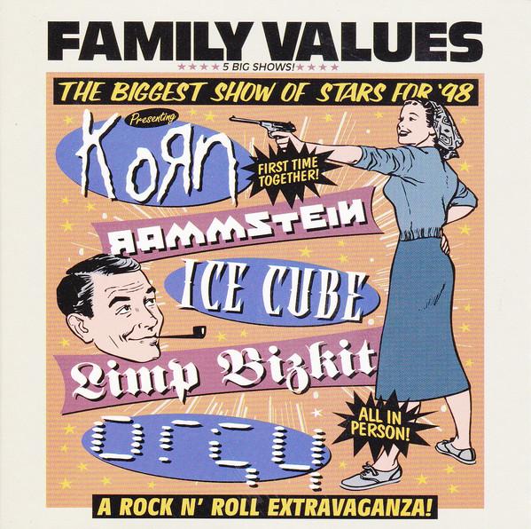 CD VARIOUS Family Values Tour 98 EK69904 Epic Immortal 1999 US Rap HipHopRB Used