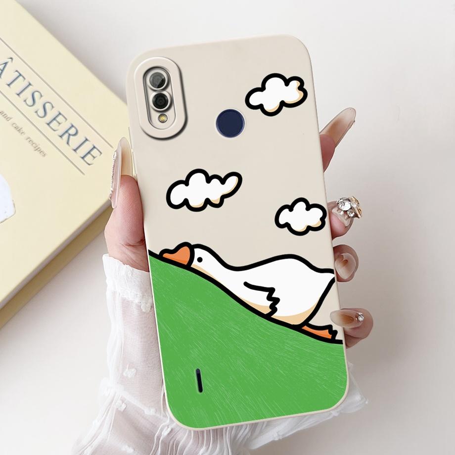 Moon Night Gothic Style Phone Case For Itel P33 Plus P33+ Back Cover Soft Silicone Bumper Coque ITELP33 P 33 Capa