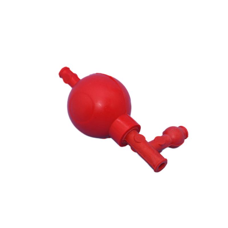 Three-Way Silicone Rubber Laboratory Pipette Bulb