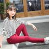 2022 Girls' Elastic Pencil Pants, Ages 3-12, Spring/Autumn Skinny Long Pants