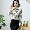 Femeie Primăvară Toamnă Stil Bluze Cămăși Damă Casual Mâneci lungi Guler răsturnat Bluse Imprimate cu flori Topuri