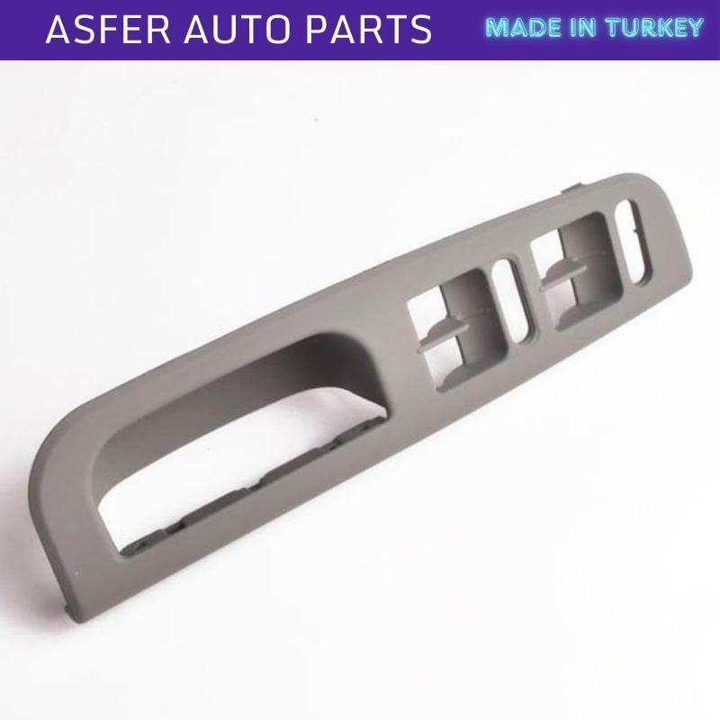 Rámeček tlačítka otevírání okna šedý strana řidiče (Levá strana) Pro VW Passat B5 Bora Jetta Golf MK4 Oem 3B1867171E