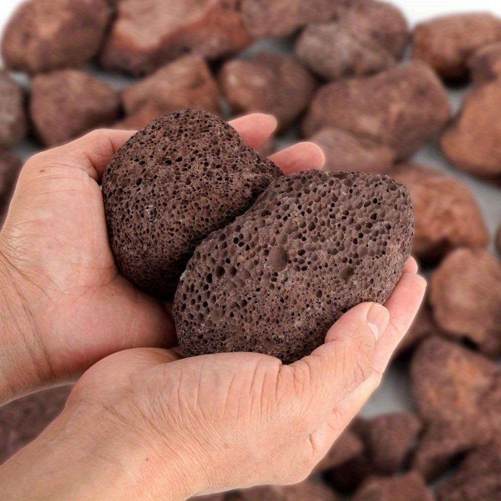 250g Roccia Vulcanica Rossa Porosa Naturale Pietra Originale Biofiltro Per Acquario Irregolare Diffusore di Oli Essenziali per Aromaterapia