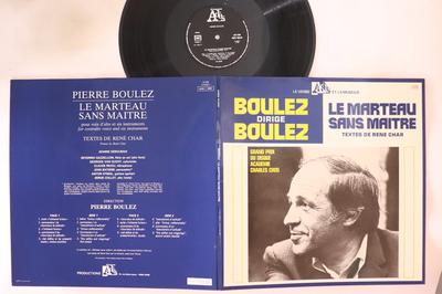 LP-Schallplatte PIERRE BOULEZ - Le Marteau Sans Maitre 14008 DISQUES ADES 1983 Frankreich Klassik Gebraucht