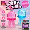 Needoh Jellyfish Squishy Bright Color Soft Fuzz Ball Squeeze Sensory Toy Stress Relief Anti Anxiety Relaxing Fidget Toy for Kids