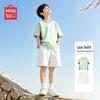MINISO Boys' Quick-Dry Sporty Short Sleeve T-shirt & Shorts Set