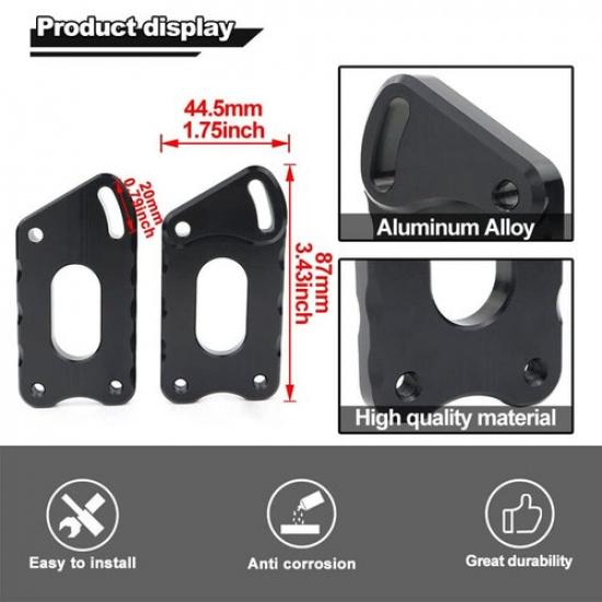 Black Fit For KAWASAKI KLR650 2022-2023 Motorcycle Windshield Windscreen Riser