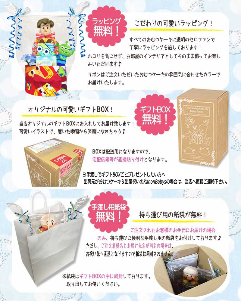 KanonBabys Diaper for Baby Shower Birthday Gift Cake, 2-Tier, Small, Boys, Gift, Gift, (toy9011)