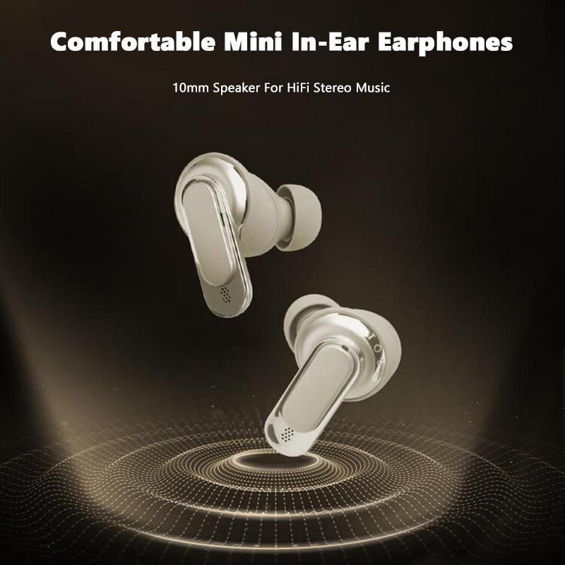 Smart Earphones LCD Touch Screen Wireless Headphone Active Noise Cancel Headset HiFi Stereo Music With HD Microphone For All Smartphone