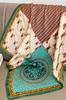 Women' Oriental Scarf 70X70 Silky - Geometric Patterns and Animal Motifs