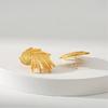 Multifuntional Gold Earrings Party Accessories Trendy Ear Studs Fashion Earrings Metal Texture Suitable for Any Outfit