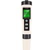 Hydrogen-Rich 4-in-1 pH Meter with ORP & Temp Backlit Water Quality Test Pen