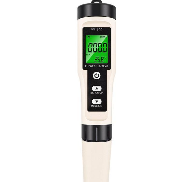 Hydrogen-Rich 4-in-1 pH Meter with ORP & Temp Backlit Water Quality Test Pen