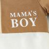 Boys' Set Summer Children's Casual Color-blocked Short-sleeved Letter T-shirt and Shorts