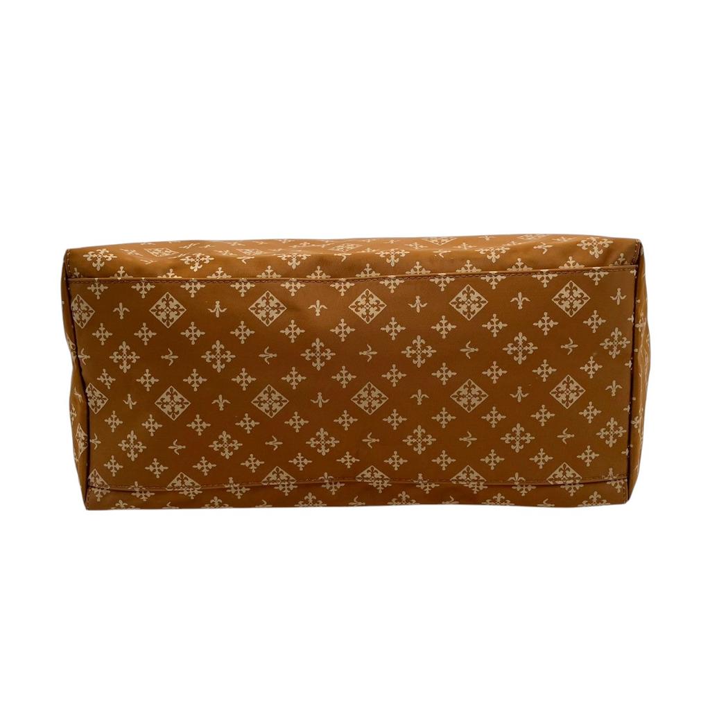russet Tote Bag Monogram Monogram Pattern Nylon Tote BagTote Bag Brown Nylon/leather Women