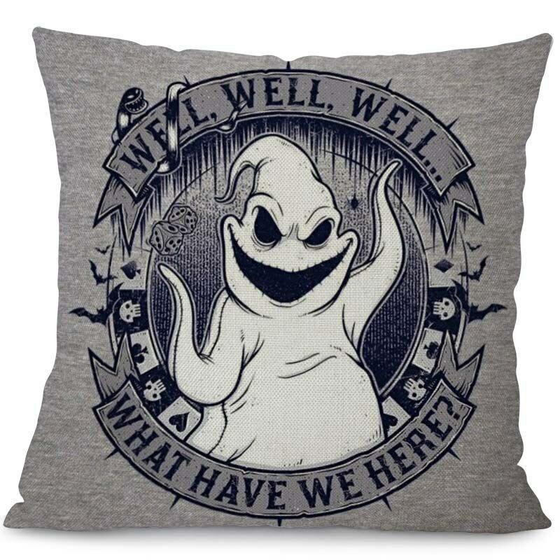 Nightmare Before Christmas Decorative Cushion Cover For Ghost Head Design Waist