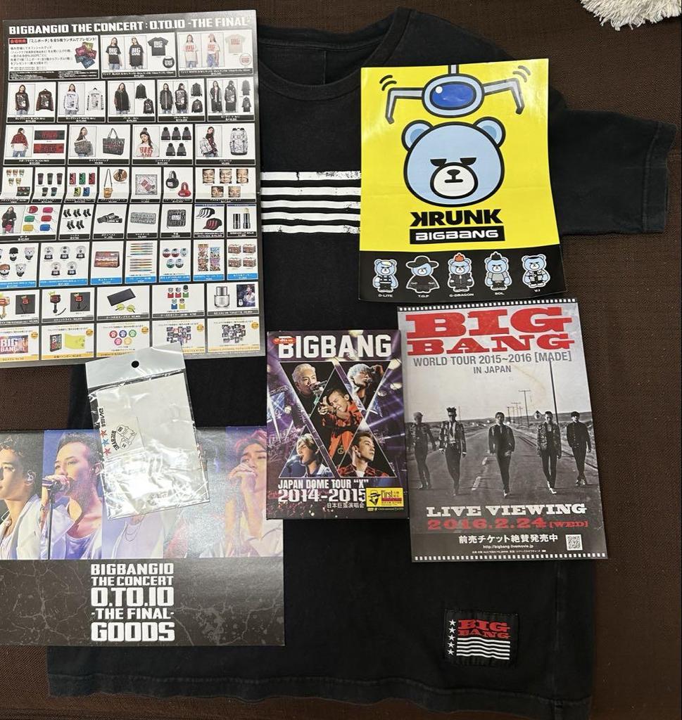 [USED] BIGBANG Mixed Set DVD T-shirt etc.